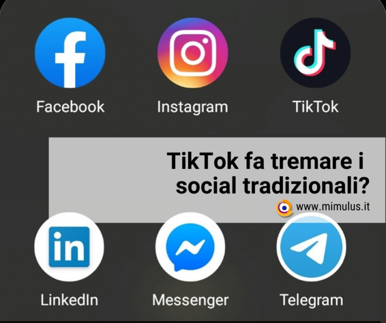TikTok fa tremare i social tradizionali?